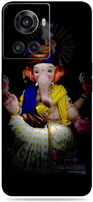 SkinoMania Oneplus 10R-5G Mobile Skin(Multicolor Ganpati Bappa)