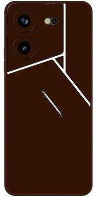 Vcare GadGets Pova 5 Pro (5G) Mobile Skin(Brown)