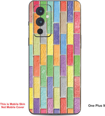 VYBE The Smart Choice One Plus 9 Art Embossed Mobile Skin(Storm Dust A4)