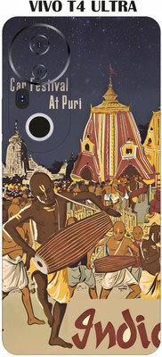 wrap craft VIVO T4 ULTRA 5G Premium Vinyl BACK 174 Mobile Skin(Multicolor)