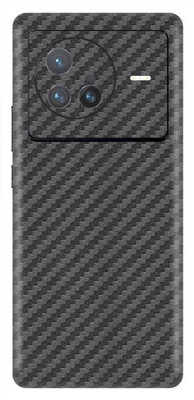 Vcare GadGets X80 5G Mobile Skin(Fiber Carbon Gun Metal)