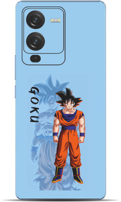 VYBE Vivo V25 Pro Goku Mobile Skin Mobile Skin(Light Sky Blue 34)