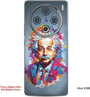 VYBE The Smart Choice Vivo X100 Art Embossed Mobile Skin(Cadet Grey 18)