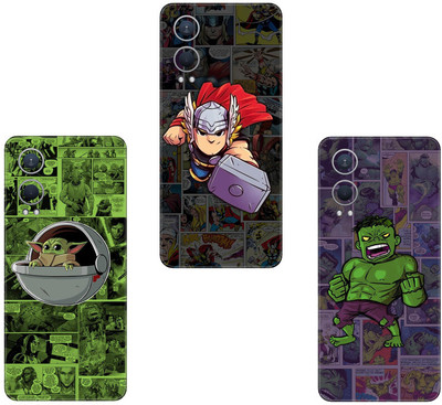 wrap craft OPPO FIND N3 FLIP 5G COMBO(PACK OF 3)Camera&Back Protector Premium Vinyl Mobile Skin(Multicolor)