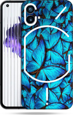 SkinoMania Nothing-Phone(1) Mobile Skin(Blue Butterfly)
