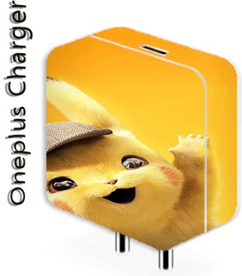 TJ CREATION OnePlus Charger Skin Mobile Skin(Ultra Super BABY PIKACHU Skin With High Matte Finish.)