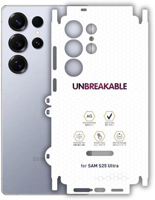 A3sprime Scratch Resistant Back and Side Skin Protector for Samsung Galaxy S25 Ultra 5G Mobile Skin(Matte)