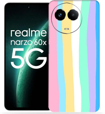 OggyBaba Realme Narzo 60X 5g Mobile Skin(Fade Lines)