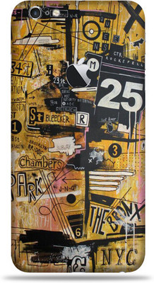 LAMHA Apple iPhone 6s Plus Mobile Skin(Ultra Super Multicolor Graffiti With High Matte Finish.)