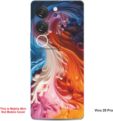 VYBE The Smart Choice Vivo 29 Pro Pattern Embossed Mobile Skin(Pink Rose 2)