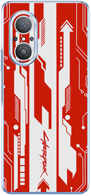 FCS Huawei nova 10 Youth Printed Back skin Mobile Skin(Cyber Punk Red)