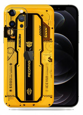 SkinoMania Apple i phone 15 pro max Mobile Skin(yellow-red-magic Multicolor Mobile Skin)