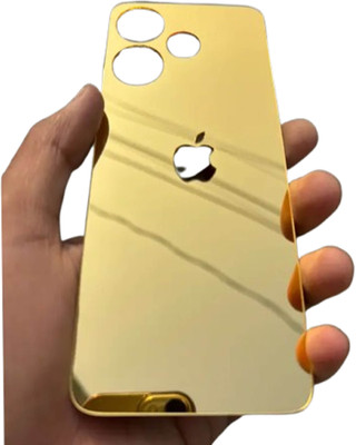 GPTECK TECNO SPARK GO 2024 Gold Mirror Finish Back Panel Mobile Skin(Gold)