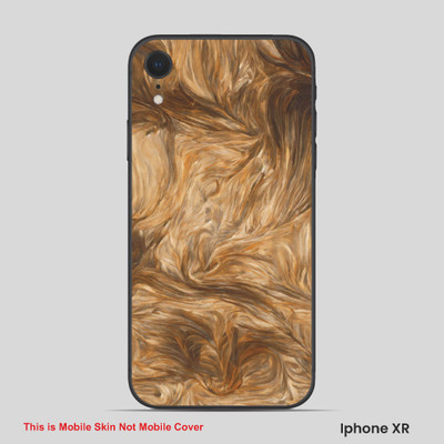 VYBE The Smart Choice iPhone XR Pattern Mobile Skin(Pale Brown 3)