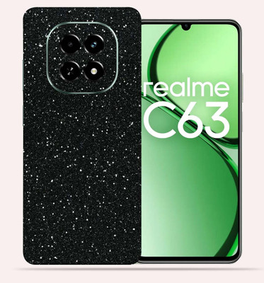 OggyBaba Realme C63 5g Mobile Skin(Black Gliter)