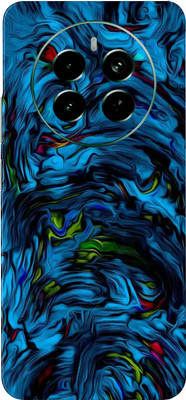 SkinoMania realme Narzo 70 Pro 5G Premium Vinyl Mobile Skin (Multicolor) Mobile Skin(Blue-Lava)