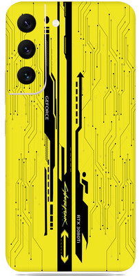 SkinoMania Samsung Galaxy S22 5g Mobile Skin(Multicolor -Yellow-CyberPunk)