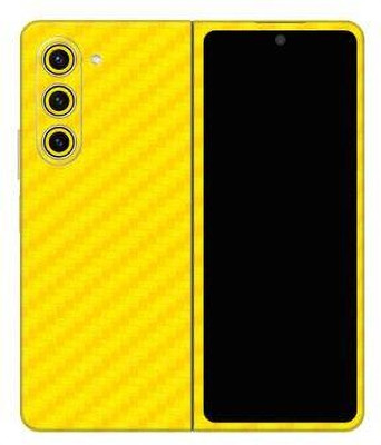 Vcare GadGets Samsung Galaxy Z Fold 5 5G Mobile Skin(Yellow)