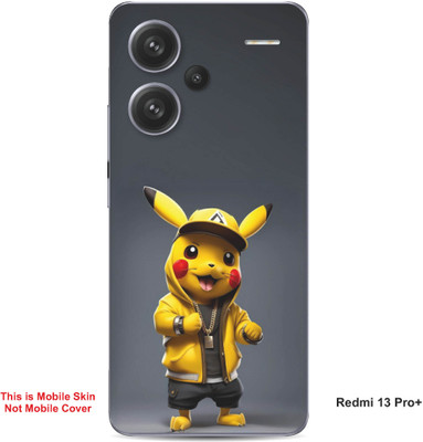 VYBE The Smart Choice Redmi 13 Pro Plus Pokemon Embossed Mobile Skin(Banana Yellow A1)