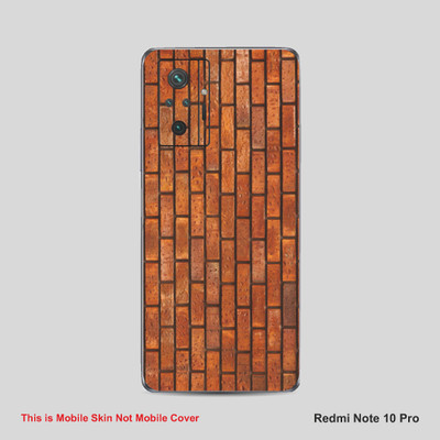 VYBE The Smart Choice Redmi Note 10 Pro Pattern Mobile Skin Mobile Skin(Multi Colour AD2)
