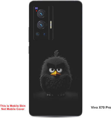 VYBE The Smart Choice Vivo X70 Pro Angry Bird Embossed Mobile Skin(Iridium B11)