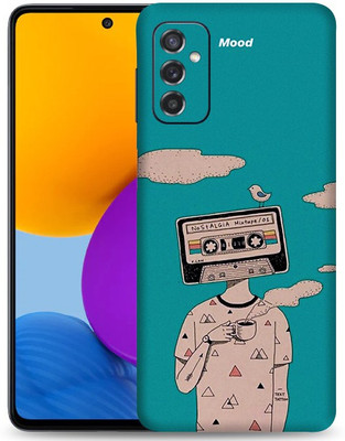 WeCre8 Skin's Samsung Galaxy M52 5G Mobile Skin(Nostalgia Multicolor Mobile Skin With Cleaning Wipes)
