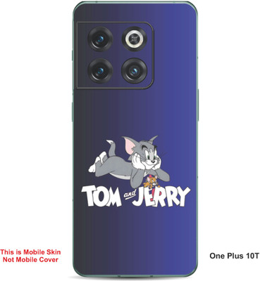VYBE The Smart Choice One Plus 10T Tom & Jerry Embossed Mobile Skin(Mulled Wine 25)