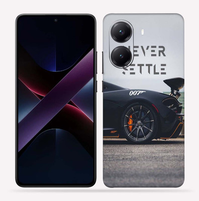 OggyBaba OggyBaba Poco X7 pro 5g Mobile Skin(Grey Never Settle)