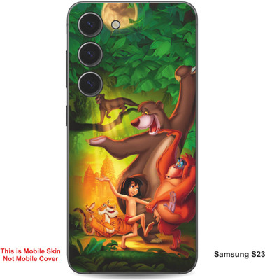 VYBE The Smart Choice Samsung S23 Jungle Book Embossed Mobile Skin(Green Pea 12)