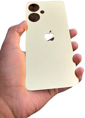 TWUAOP REALME 13C 5G MOBILE SKIN ACRYLIC SHEET MIRROR BACK PANNEL APPLE Mobile Skin(Gold)