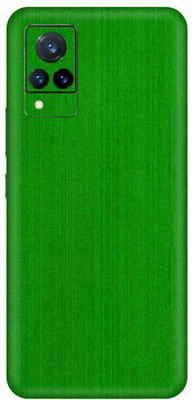 Vcare GadGets Brushed Green vivo V21 5G Mobile Skin(Brushed Green)