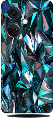 SkinoMania OnePlus Nord CE 3 5G Mobile Skin(polygon-blue Multicolor Mobile Skin)