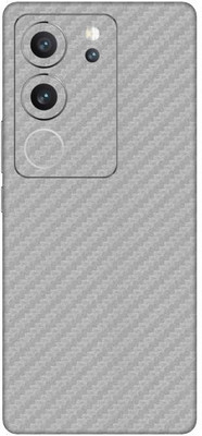 Vcare GadGets Vivo V29 5G Mobile Skin(Fiber Carbon Silver)