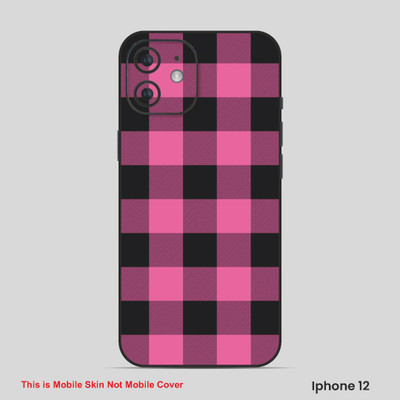 VYBE The Smart Choice iPhone 12 Pattern Mobile Skin(Medium Pink 2)