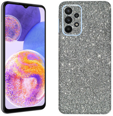 Skinex Samsung Galaxy A23 5G, Grey Glitter Mobile Skin(Multicolor Mobile Skin With camera protector (Back + Camera + Side))