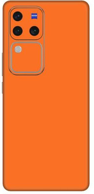 Vcare GadGets Orange Matte V30 Pro 5G Mobile Skin(Orange Matte)