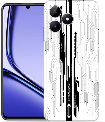 OggyBaba Realme Note 50 Mobile Skin(White CyberPunk)