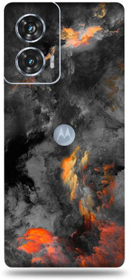 Mclaxa Moto Edge 50 Fusion Mobile Skin(Black Clouds)