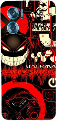 BUGGU Xiaomi Redmi 11 Prime 5G Mobile Skin(Ultra Super Red Graffiti Skin With High Matte Finish.)