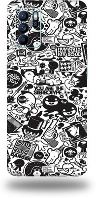 Mclaxa Oppo Reno 6Z Mobile Skin(Doodle Art)