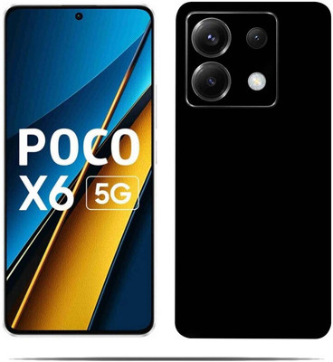BUGGU POCO X6 5G Mobile Skin(Ultra Super Grey Skin With HiighQuality MatteFinish_thanks)