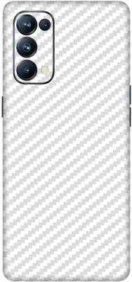 ARAYLE Oppo Reno 5 Pro Mobile Skin(Transparent 3D Carbon Fiber Edge To Ege)