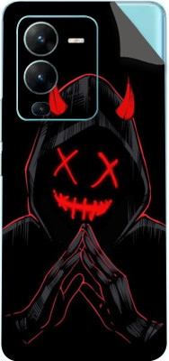 BUGGU VIVO V25 PRO 5G Mobile Skin(Ultra Super Black Devil Skin With High Matte Finish.)