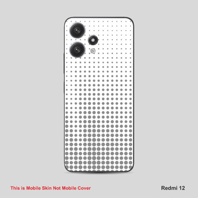 VYBE The Smart Choice Redmi 12 Pattern Mobile Skin Mobile Skin(Multi Colour S6)