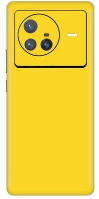 Vcare GadGets X80 5G Yellow Matte Back Side Premium Mobile Skin(Yellow Matte)