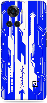 SkinoMania Oneplus 10R-5G Mobile Skin(Blue Cyberpunk)