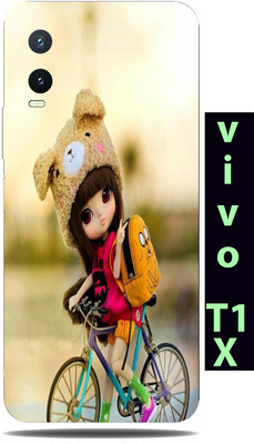 TJ CREATION Vivo T1x Mobile Skin(Ultra Super Cutie Pie Girl Skin With High Matte Finish.)