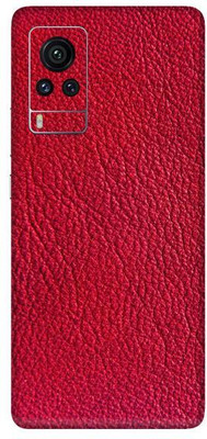 Vcare GadGets Vivo X60 Pro Mobile Skin(Leather Red)