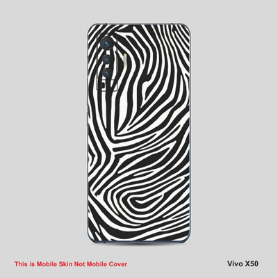 VYBE The Smart Choice Vivo X50 Pattern Mobile Skin Mobile Skin(Multi ColourCH19)