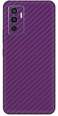 Vcare GadGets V23e 5G Mobile Skin(Fiber Carbon Purple)